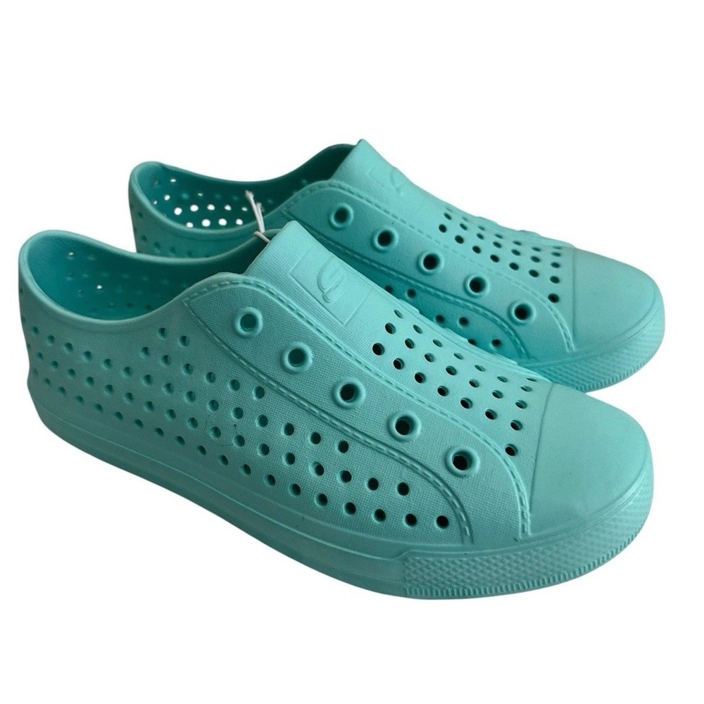 SKECHERS Foamies Guzman Lite Shore Splash Kids Shoes Size 3 Mint Unisex New Pool